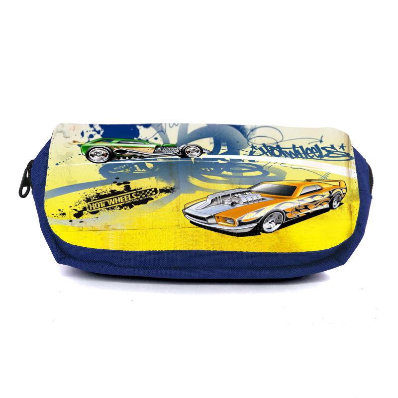 Пенал школьный Hot Wheels HW-006 Синий (1480995256)