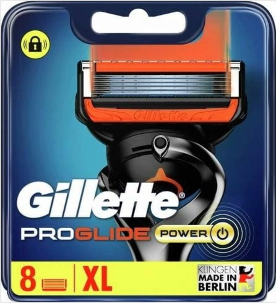 Картриджи сменные для бритья мужские Fusion 5 Gillette Fusion5 ProGlide Power 2022 8 шт. - фото 1