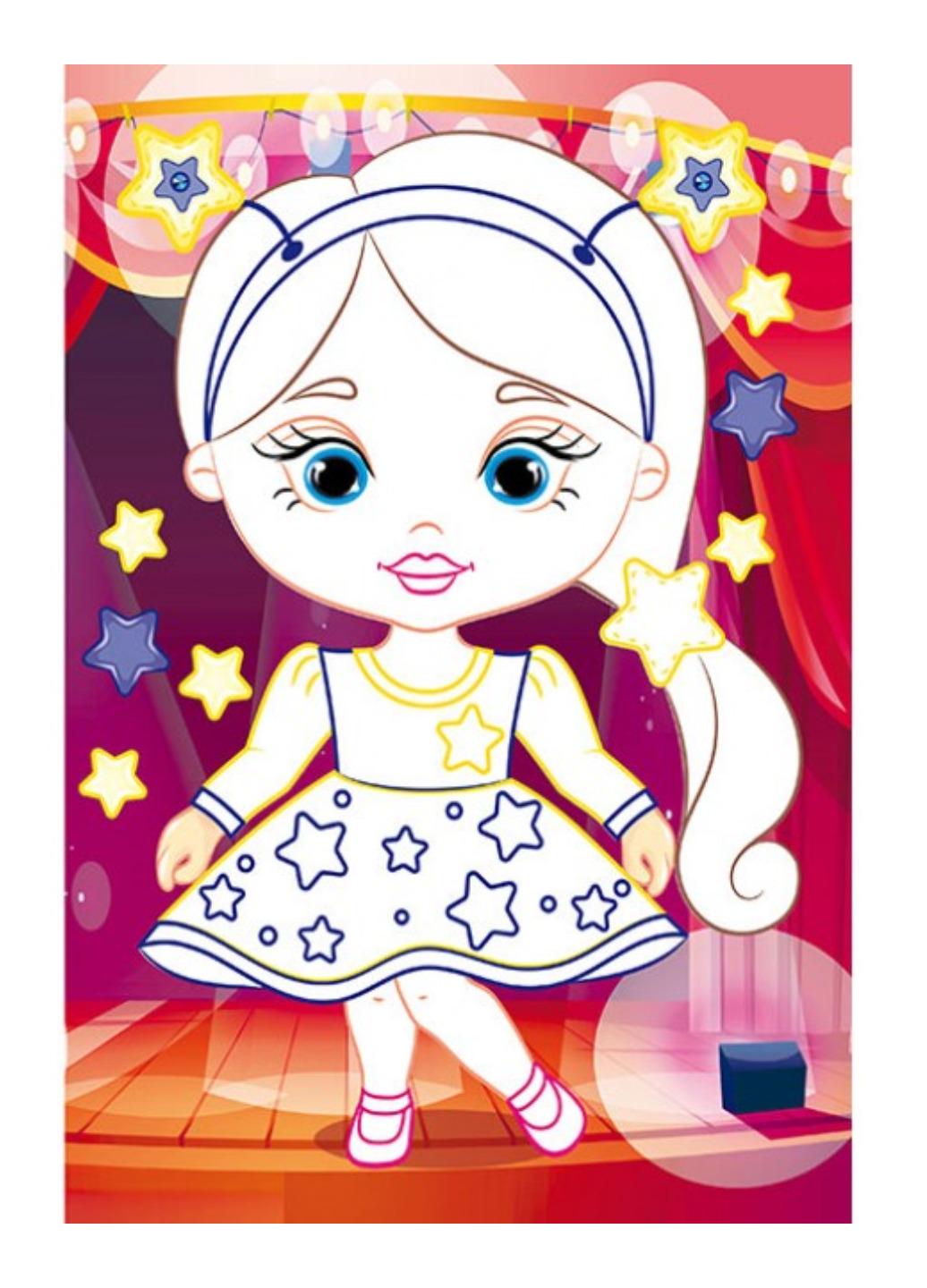 Детская апликация "Аплікації для малят" набор для девочек - фото 3 Детская апликация "Аплікації для малят" набор для девочек - фото 3