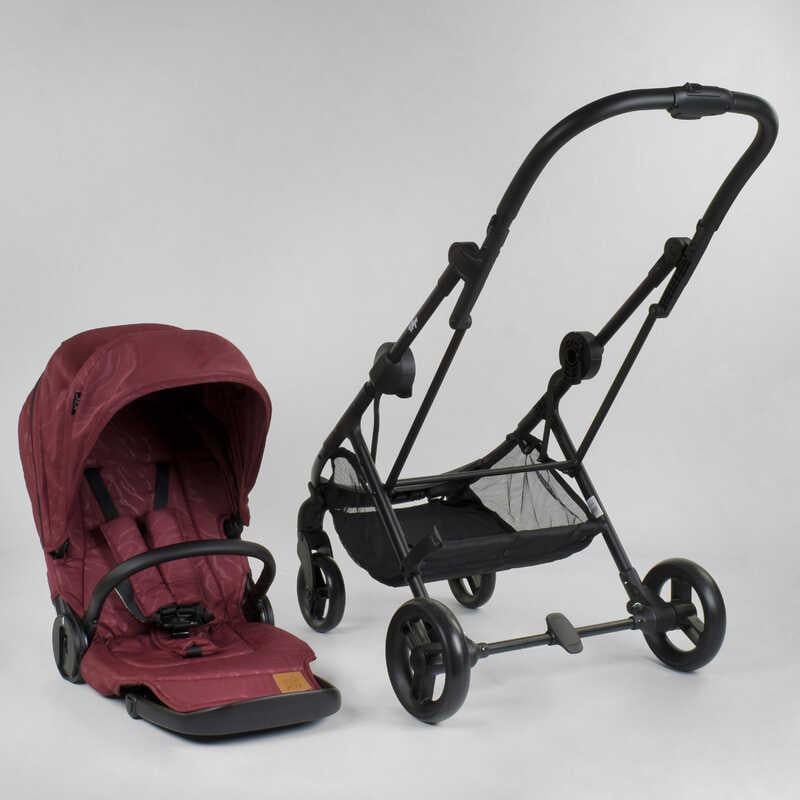 Коляска дитяча прогулянкова Joy Liliya футкавер Burgundy (88152) - фото 8 Коляска дитяча прогулянкова Joy Liliya футкавер Burgundy (88152) - фото 8