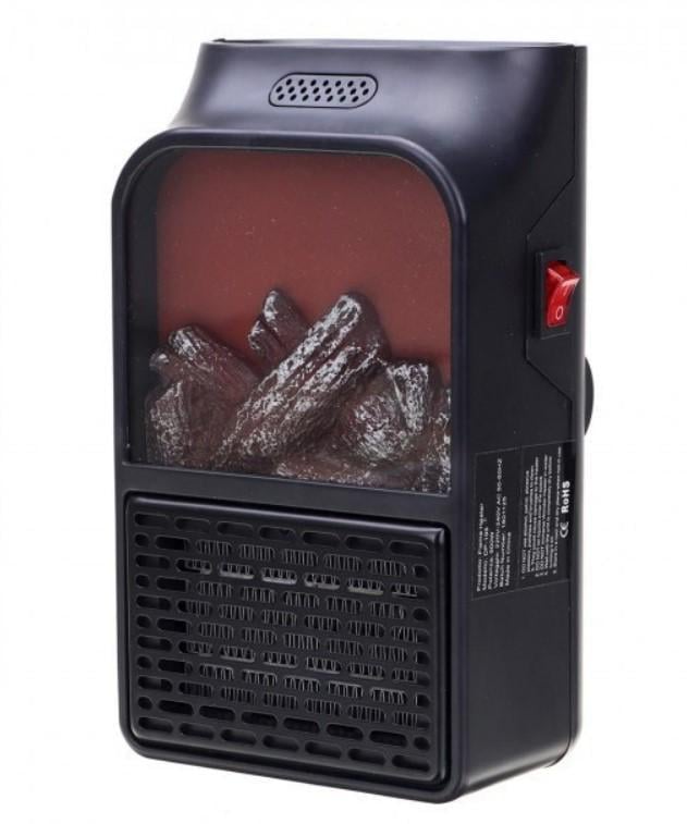 Обогреватель портативный Flame Heater с имитацией пламени/экраном/пультом управления 900 Вт (2104618714)