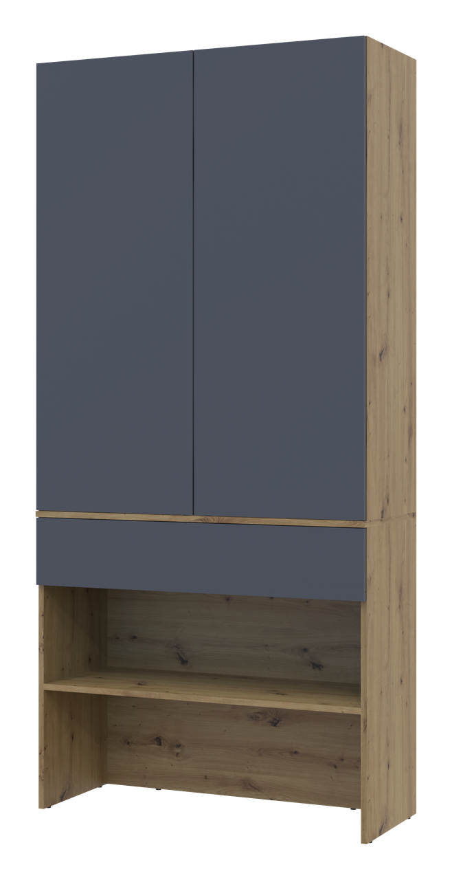 Прихожая Doros Сплит 94х39х200 см Дуб артизан/Графит (DRS-011469)