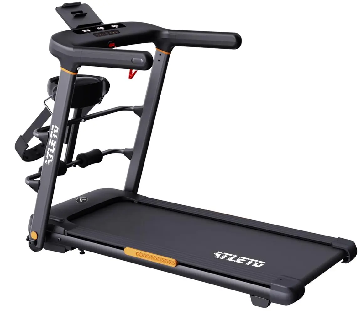 Беговая дорожка Atleto A20 электрическая с массажером и углом наклона Черный (132-76-42401032)