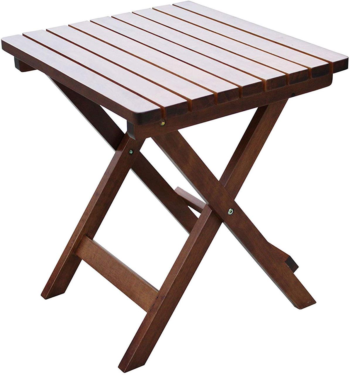 Столик раскладной из дерева Гаскон Мокко (СУН-000910) - фото 3 Столик раскладной из дерева Гаскон Мокко (СУН-000910) - фото 3