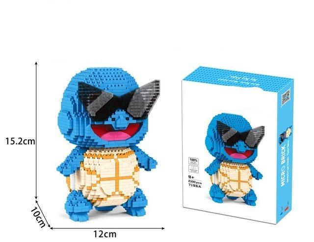 Конструктор 3D мини-блоки Покемон Squirtle Забавная черепаха - фото 2