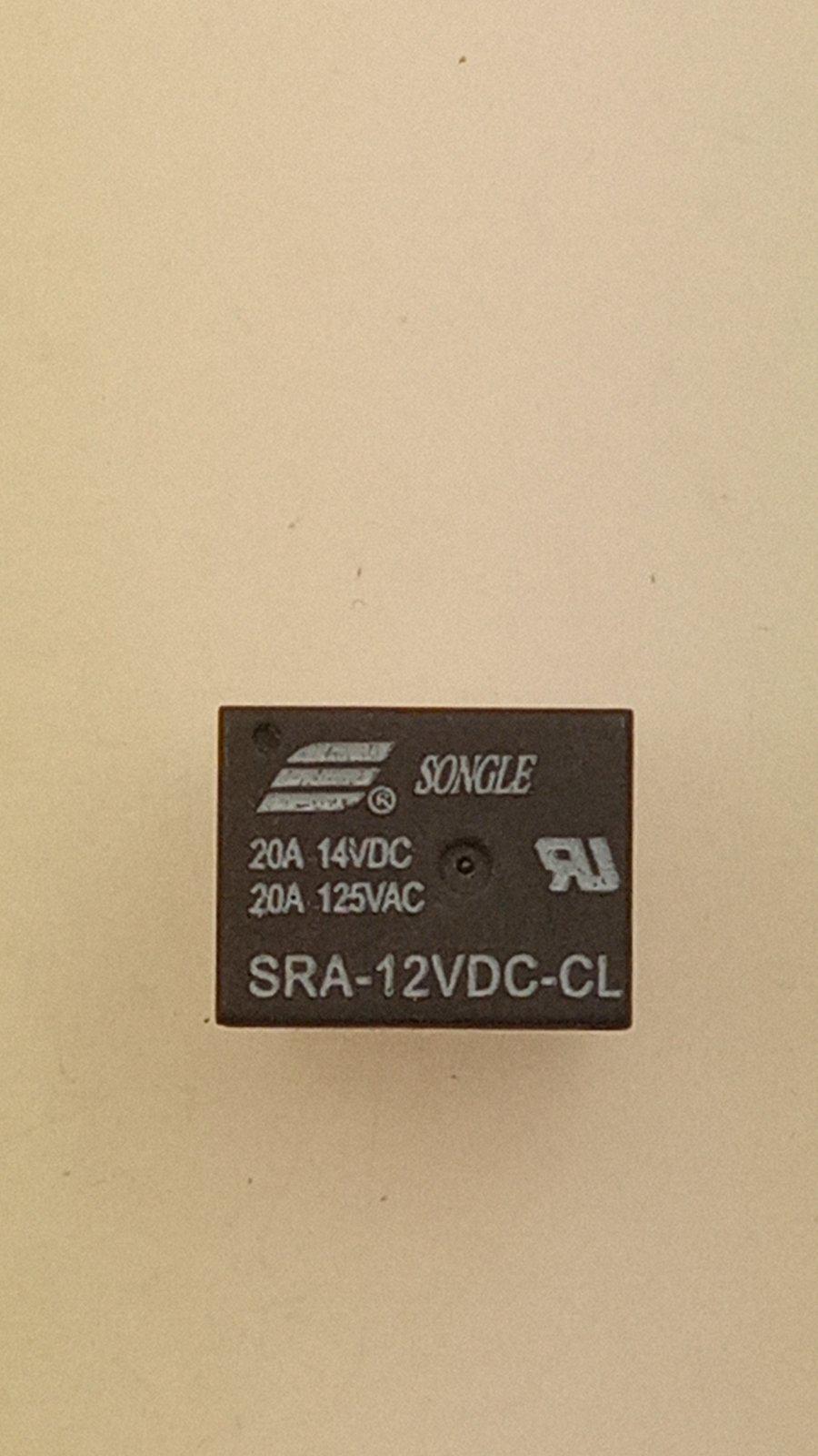 Реле Songle SRA-12VDC-CL20A/14VDC15,5x12,3x14 (15857)