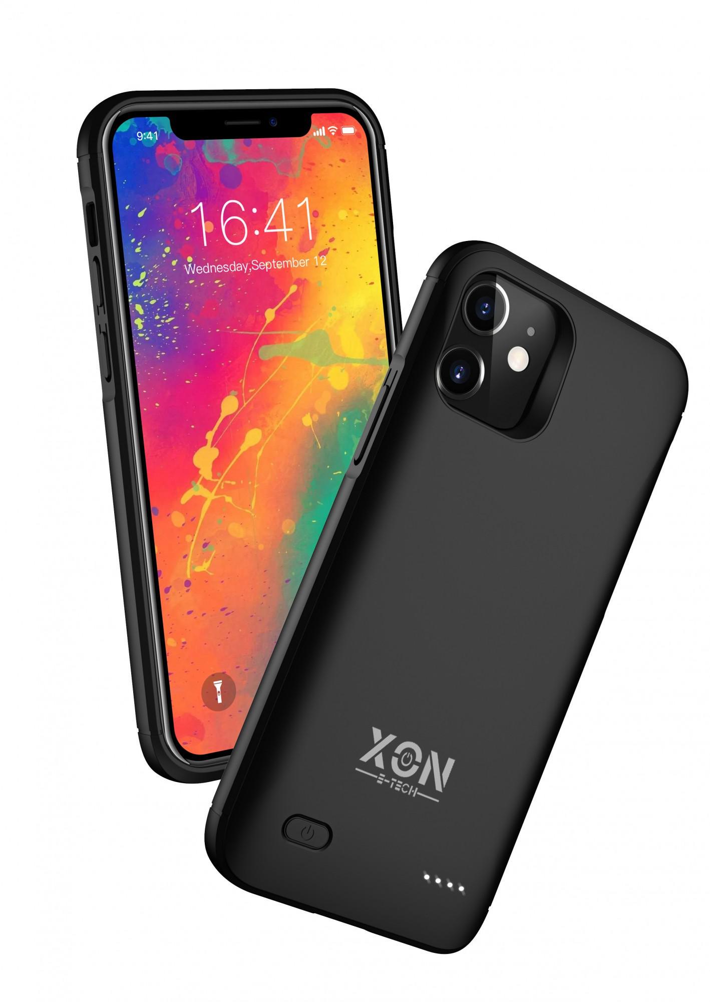 Чехол-аккумулятор XON PowerCase для iPhone 12/12 Pro 6200 mAh Black - фото 3