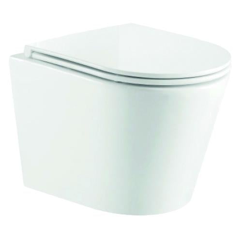 Унітаз підвісний MIXXUS Premium Bevel Rimless MP6470 безобідковий із сидінням з мікроліфтом (229162)