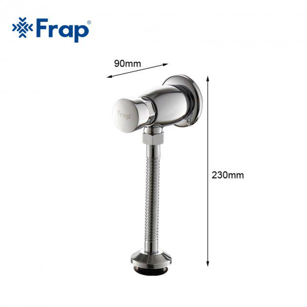 Кран для писсуара Frap H01 F7201 1033923 порционный Хром (102131) - фото 2