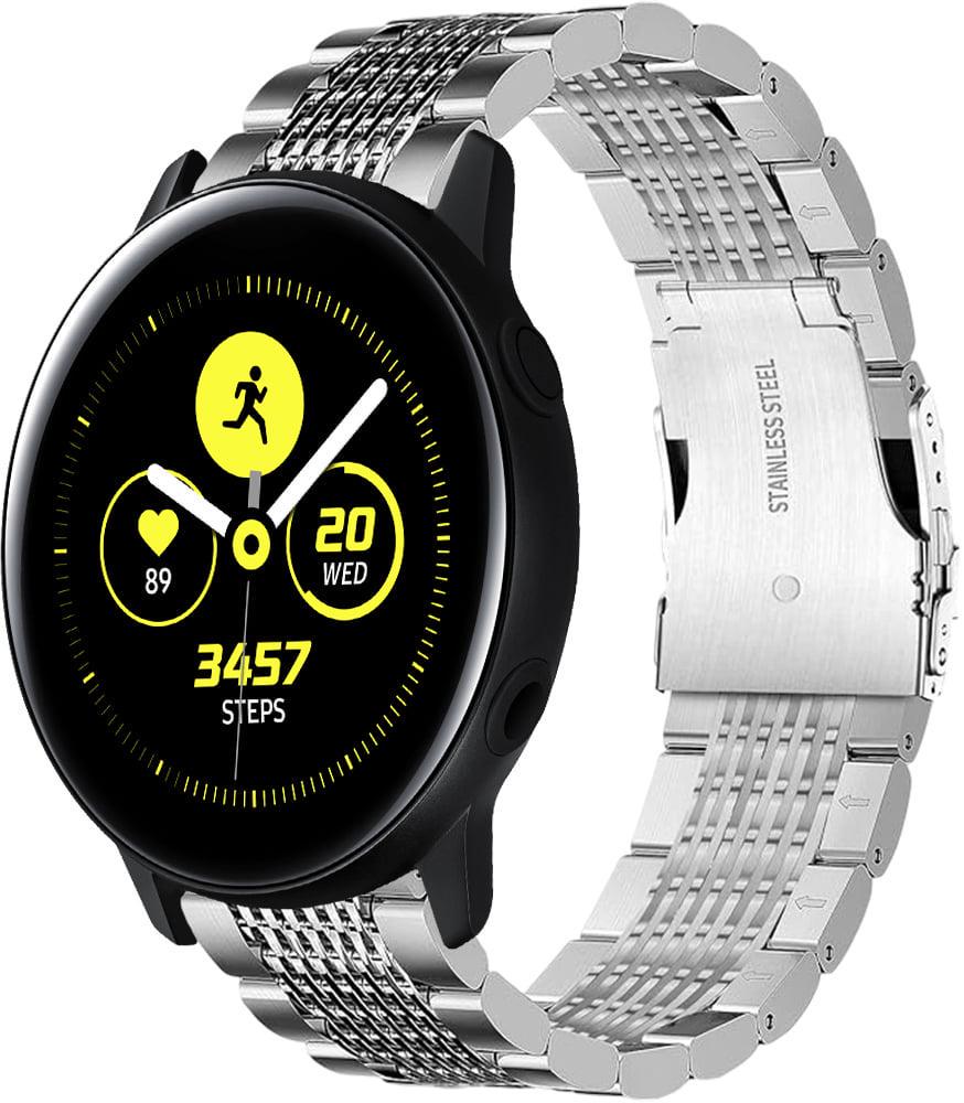 Ремешок металлический Gripix для Samsung Galaxy Watch Active Silver (41777-59) Ремешок металлический Gripix для Samsung Galaxy Watch Active Silver (41777-59)