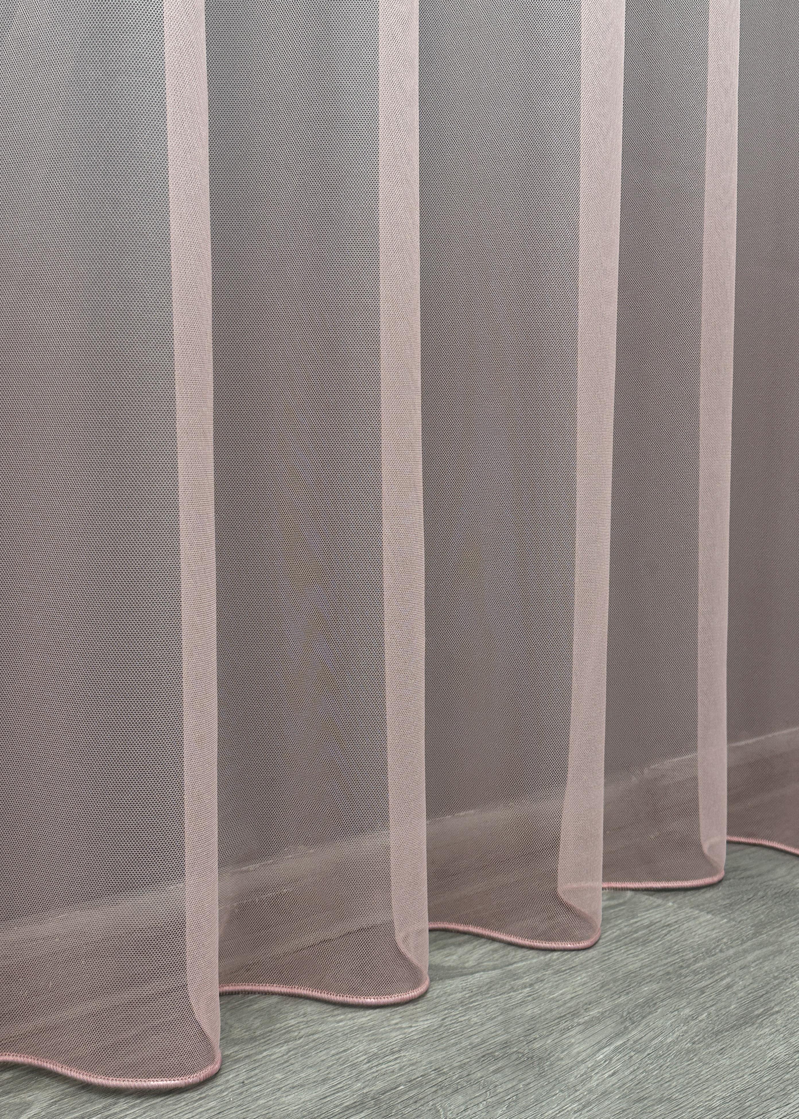 Тюль VR-Textil 1651т Грек-сетка омбре 300х270 см Пудровый (42-0622) - фото 7