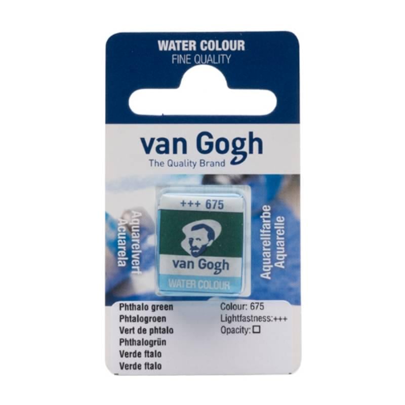 Акварельна фарба Van Gogh кювета 1,5 мл 675 Фц Зелений (20866751)