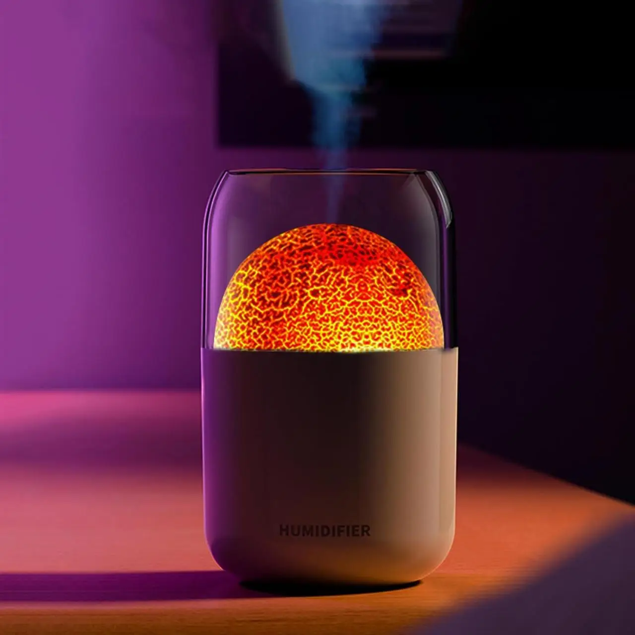 Увлажнитель воздуха настольный Humidifier ультразвуковой с подсветкой (01238) - фото 7