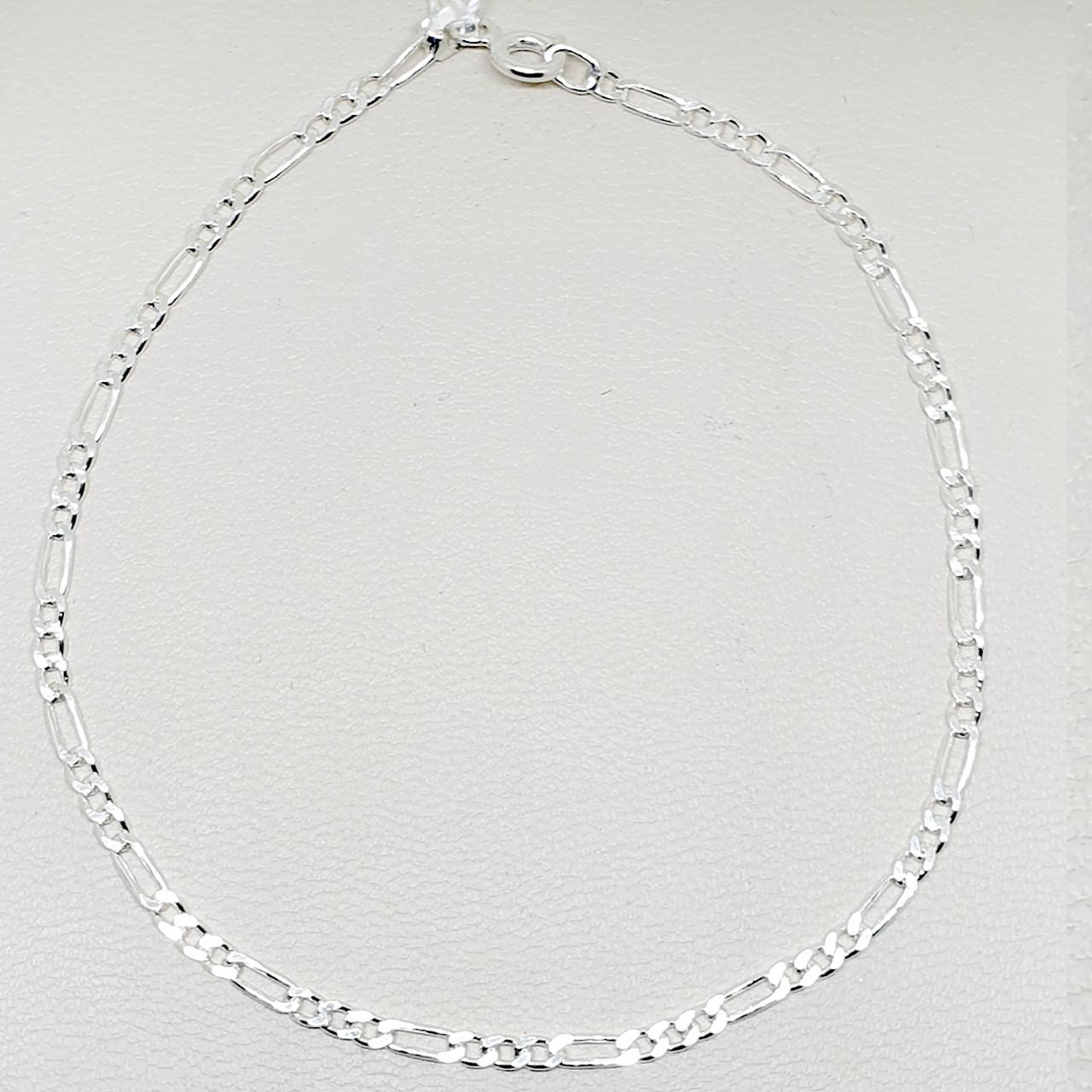 Браслет серебряный Фигаро р. 20 1,66 г