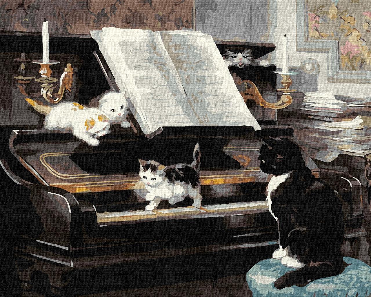 Картина по номерам "Музиканти" 40х50 см