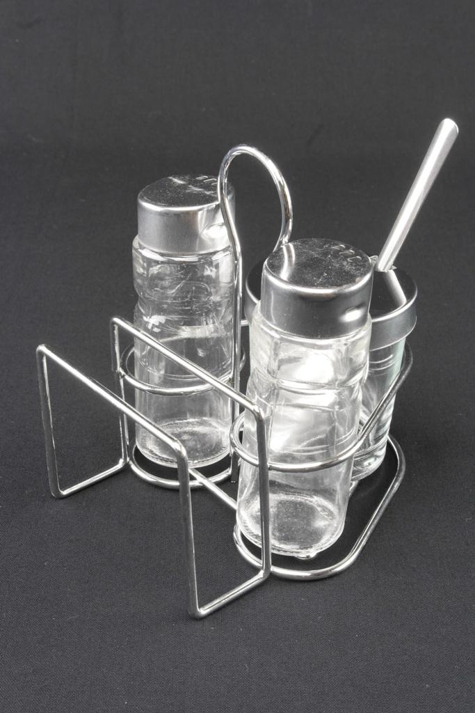 Набір для спецій A-Plus 1704 сіль/перець/оцет/серветниця (1704) - фото 2 Набір для спецій A-Plus 1704 сіль/перець/оцет/серветниця (1704) - фото 2