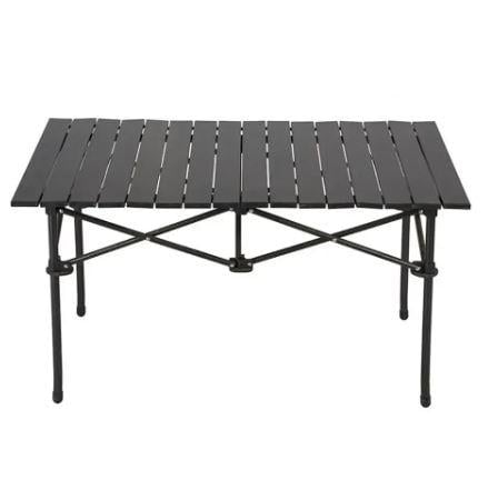 Стіл садовий складаний в чохлі 95x57x50 см Чорний (ST-2)