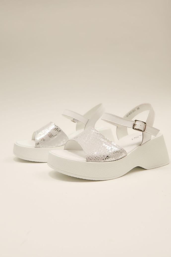 Босоножки женские ALLSY на платформе р. 36 Белый (195539) - фото 4 Босоножки женские ALLSY на платформе р. 36 Белый (195539) - фото 4