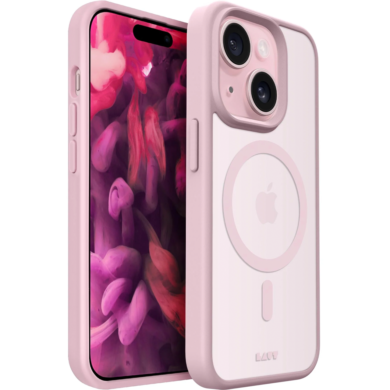 Чехол накладка Laut Huex Protect Case with MagSafe for iPhone 15 Plus, Pink (L_IP23C_HPT_P)