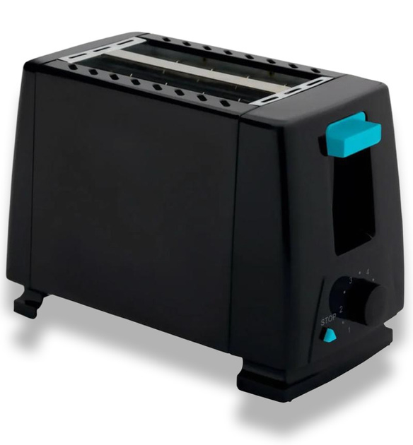 Тостер Domotec MS-263 650 Вт с регулировкой температуры Черный (GR-04777)