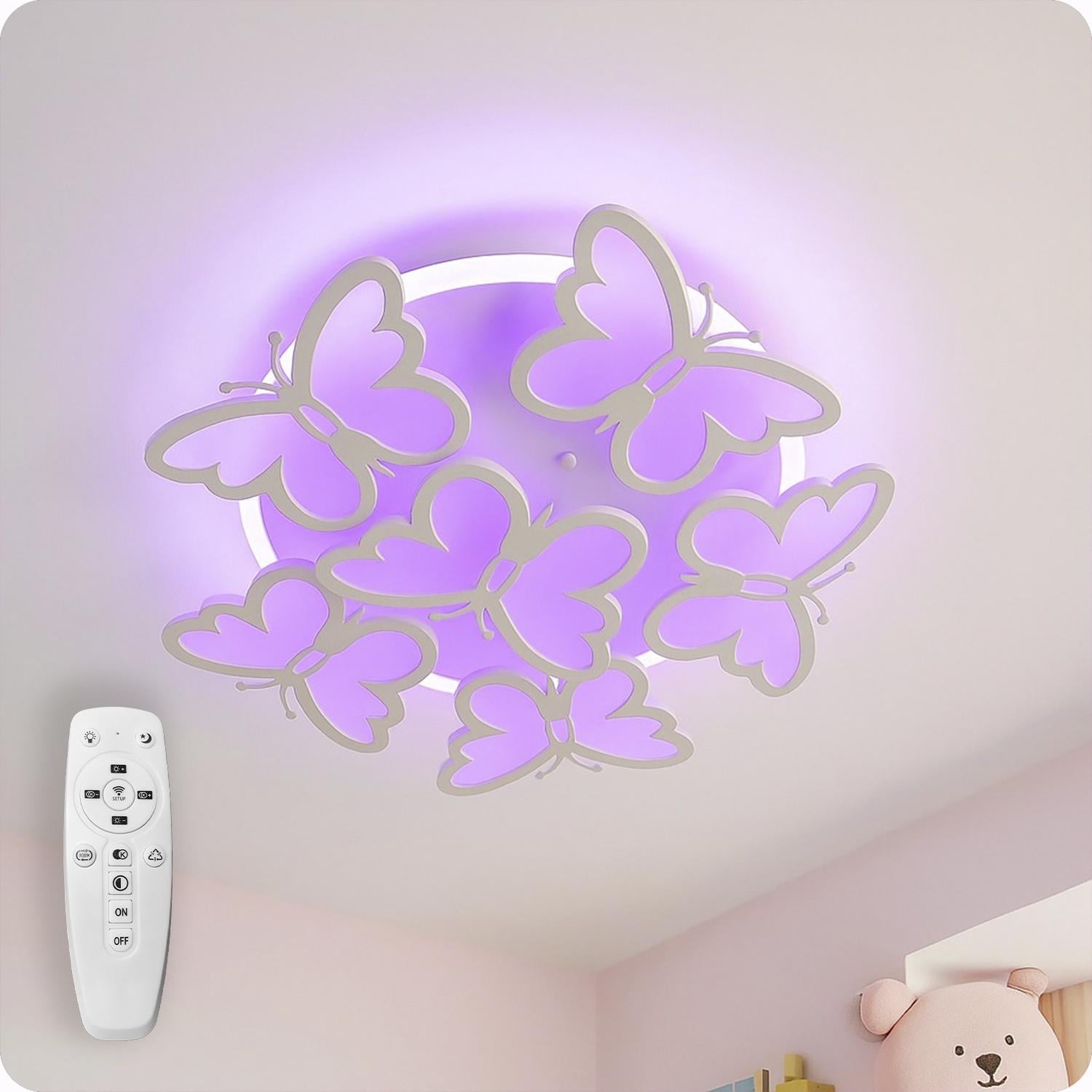 Люстра светодиодная 517 Dlight 3color с пультом 105 Вт Белый (02122)