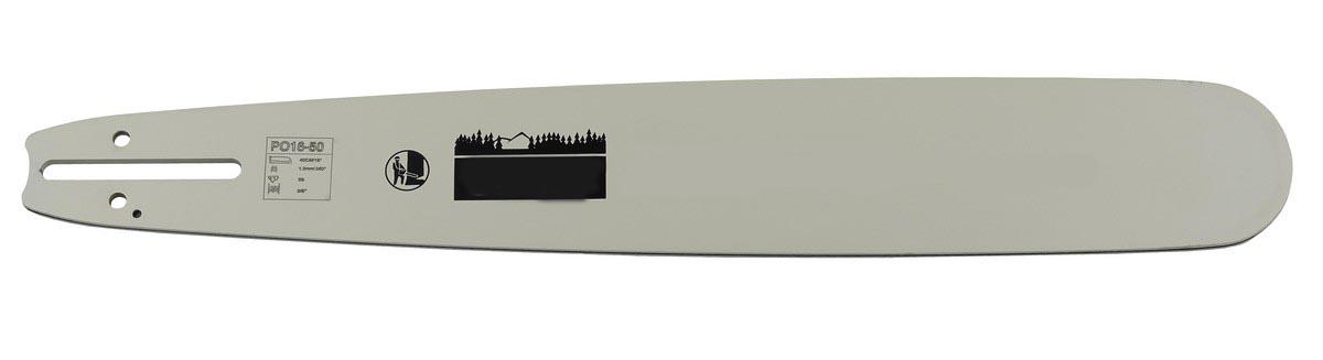 Шина VJ Parts для победитовых цепей 16" 40 см 3/8" паз 1,3 57 звеньев (цепш869)