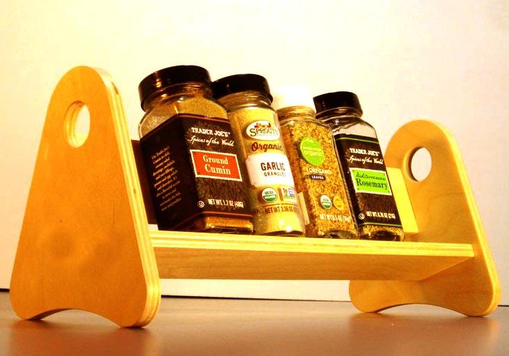 Полка настольная из дерева Заряно Карри (ПСТ/003203)