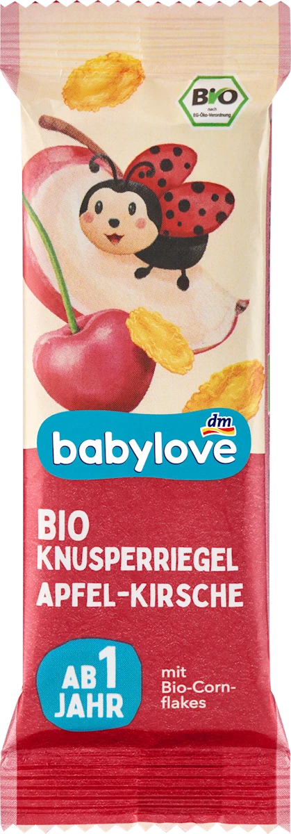 Батончик фруктово-злаковий для дітей з 12 місяців Яблуко/вишня