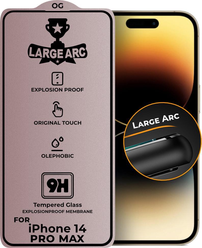 Защитное стекло Large Arc iPhone 14 Pro Max (Full Glue) (30622) Защитное стекло Large Arc iPhone 14 Pro Max (Full Glue) (30622)