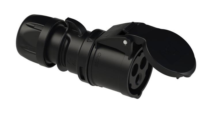 Силова розетка кабельна PCE 1P+N+E IP44 32A 230V (223-6x)