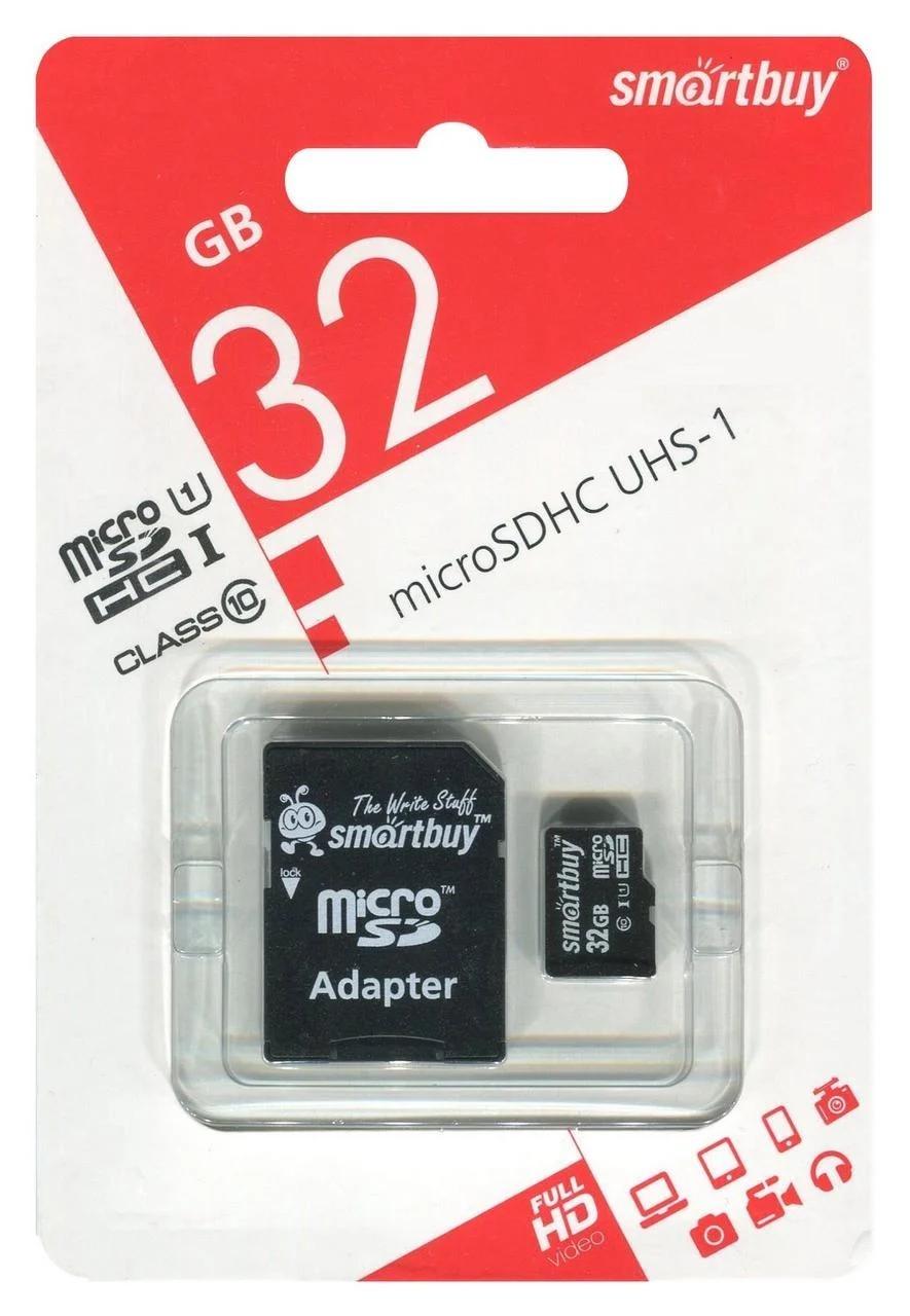 Карта пам'яті Smartbuy micro SD 32 Гб (31989753)