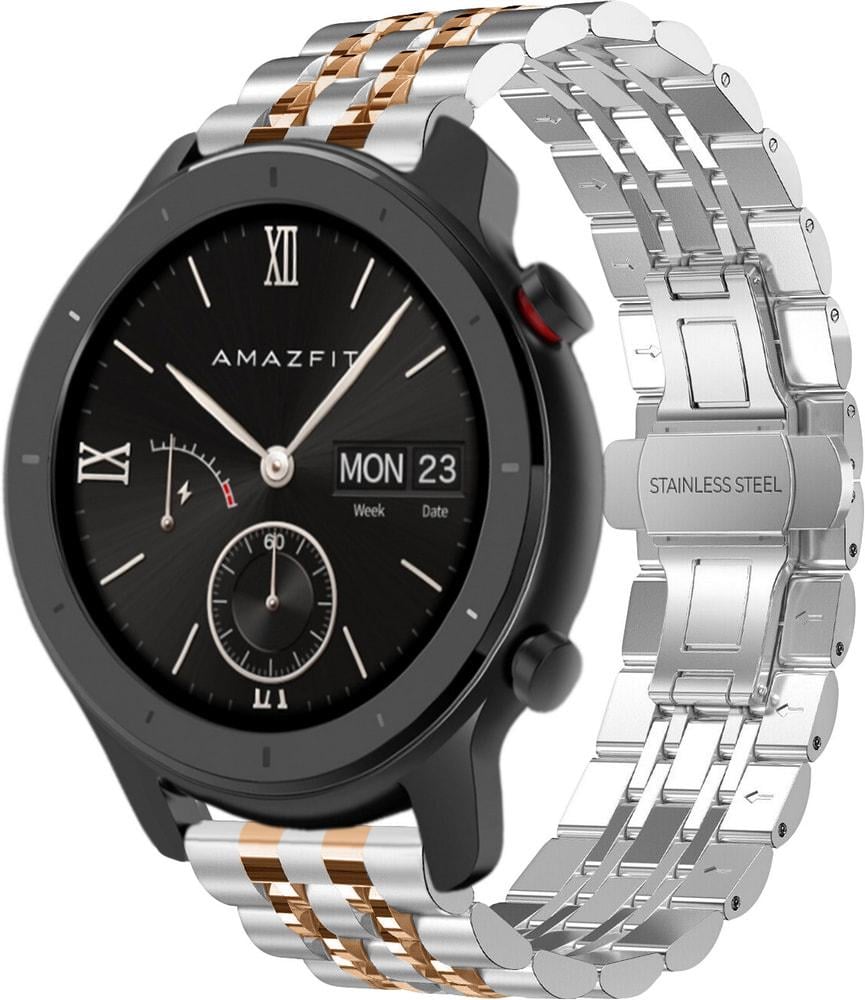 Браслет металлический Spinye Line для Amazfit GTR 42 мм Silver Rose (29033-68)