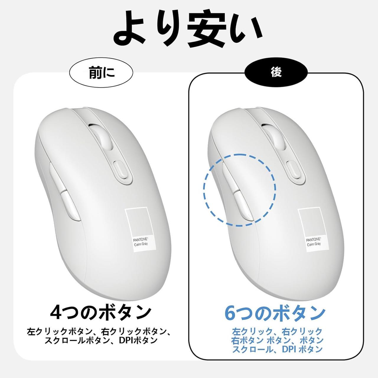Мышь беспроводная Bluetooth EARMAC PTWM-02 2,4 ГГц - фото 4