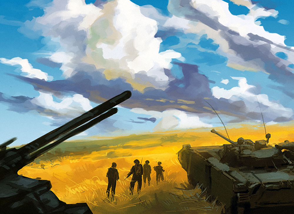 Алмазная мозаика Чарівний діамант Жизнь и дыхание 55x40 см (КДИ-1379)