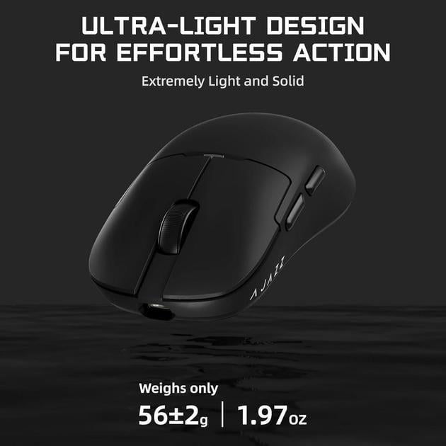 Мышь беспроводная Ajazz Aj159 Apex PixArt PAW3950 Black - фото 3 Мышь беспроводная Ajazz Aj159 Apex PixArt PAW3950 Black - фото 3