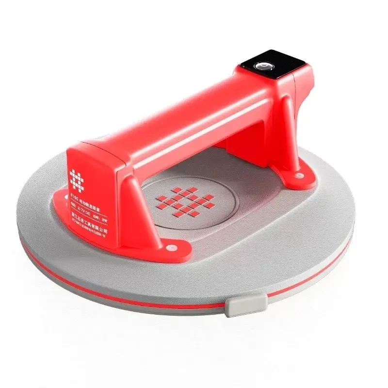 Присоска для стекла вакуумная Shijing P6100 аккумуляторная с автоподкачкой 220 кг/Ø 22 см (132746)