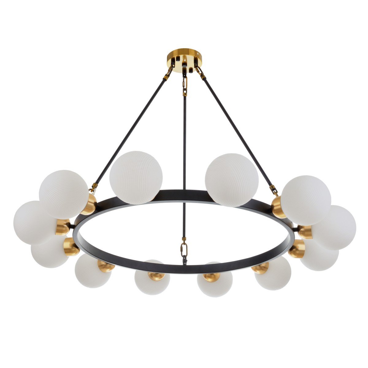 Люстра Brille BL-957S/12 E14 BK/G Черный/Золото (24-294)