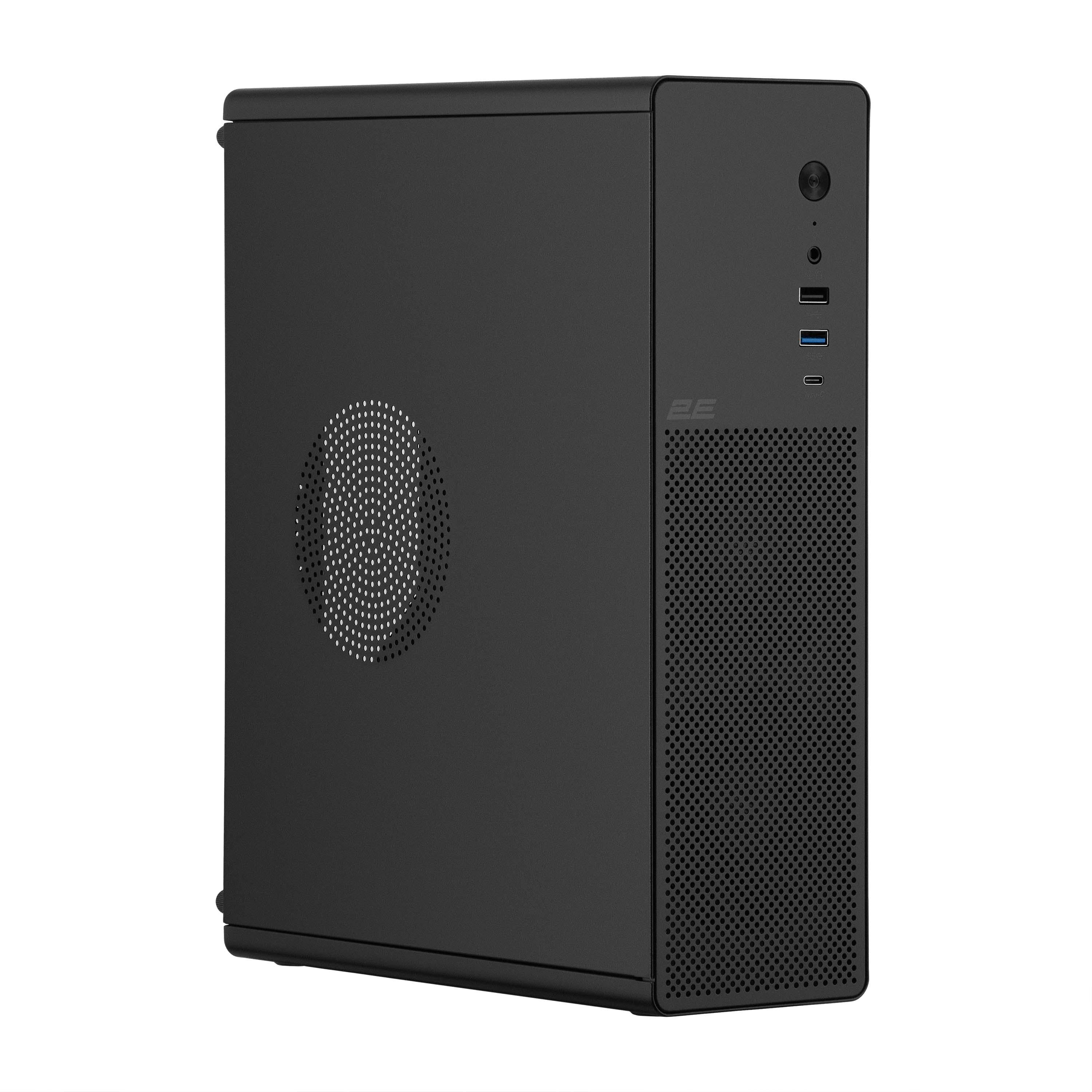 Корпус для компьютера 2E Credo Slim V90B-400 Desktop mini-ITX/micro-ATX 400 Вт Черный (2E-V90B-400)
