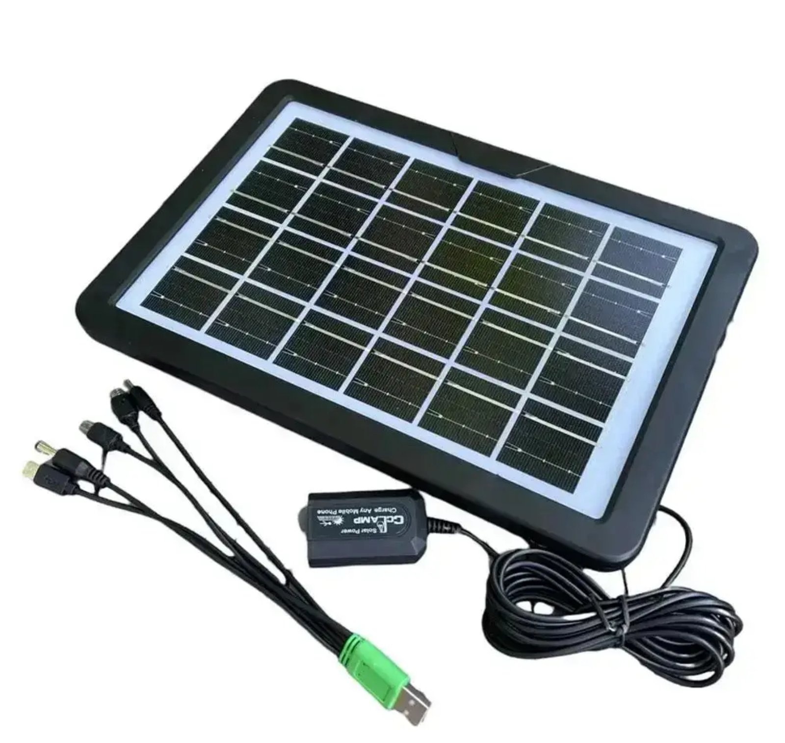 Сонячна панель CcLamp CL 0915 монокристалічна портативна 15 Вт 2 USB роз'єм (txn-12869)