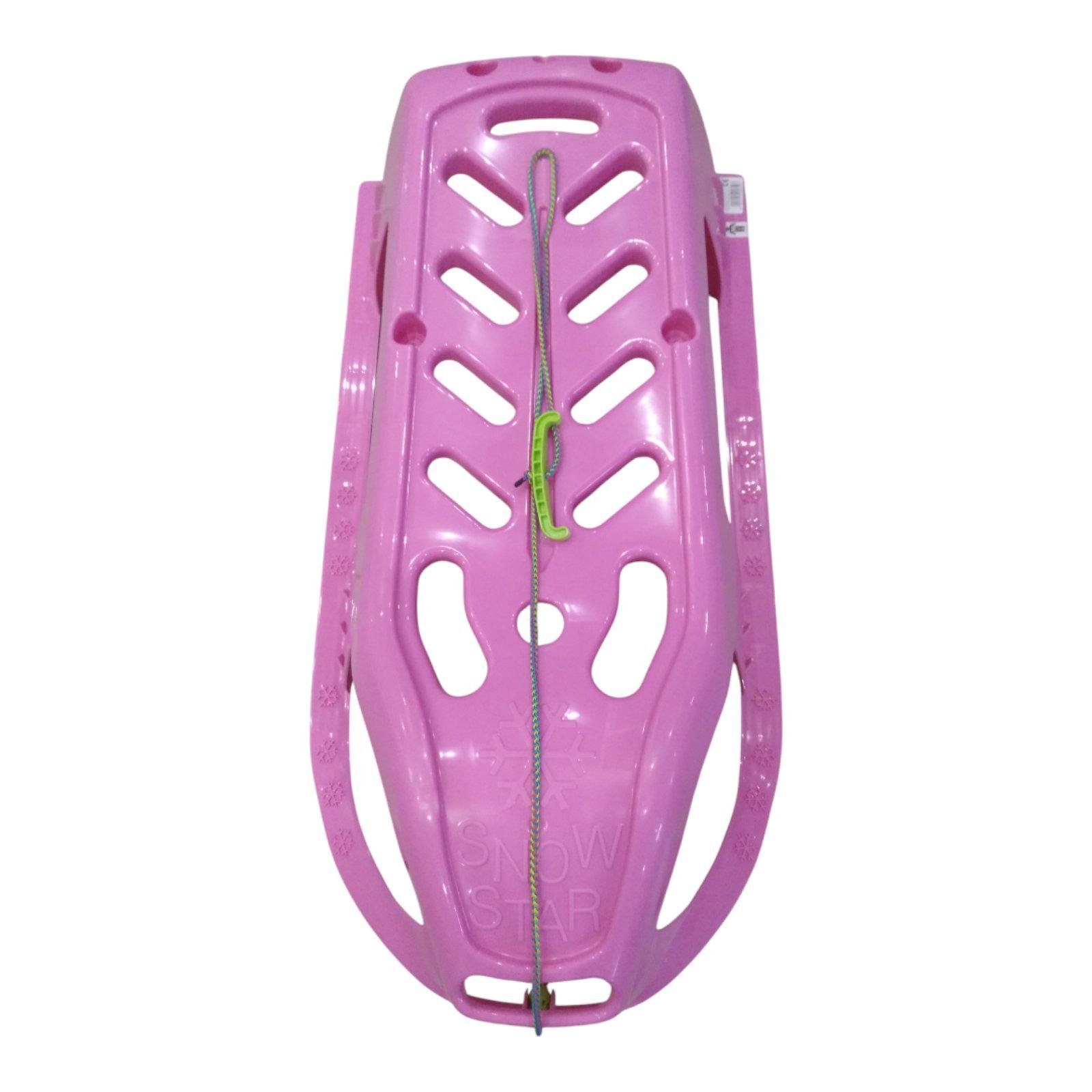 Санки дитячі без спинки Marmat Snow Star Рожевий (11101) - фото 2