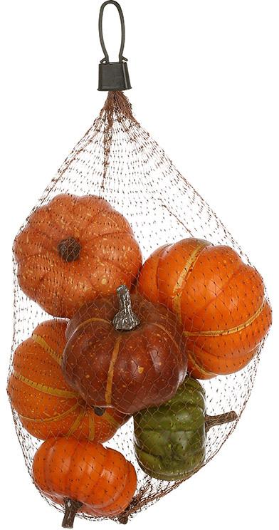 Набор тыквы в сетке 6 шт. (А407)