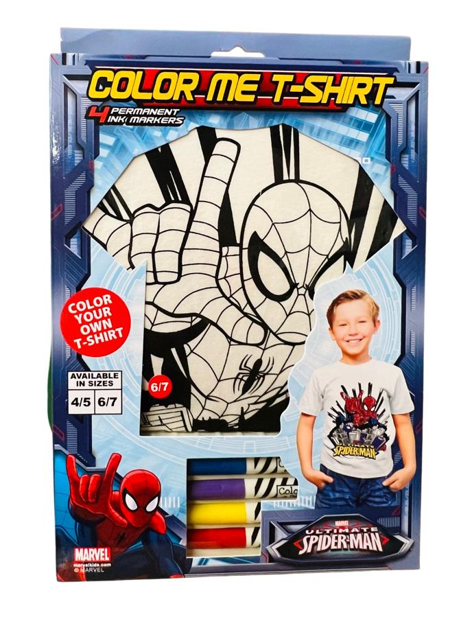 Spider-Man на паутинке — раскраска