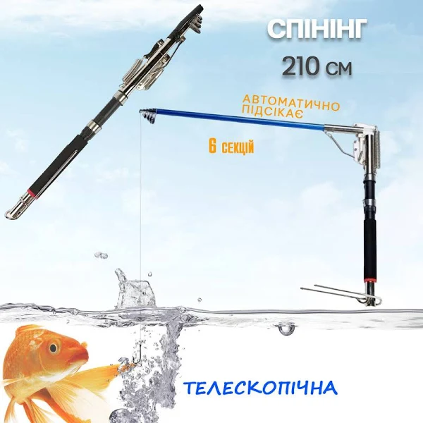 Вудка для риболовлі TurboFish 2,1 м (23542523532124) - фото 6