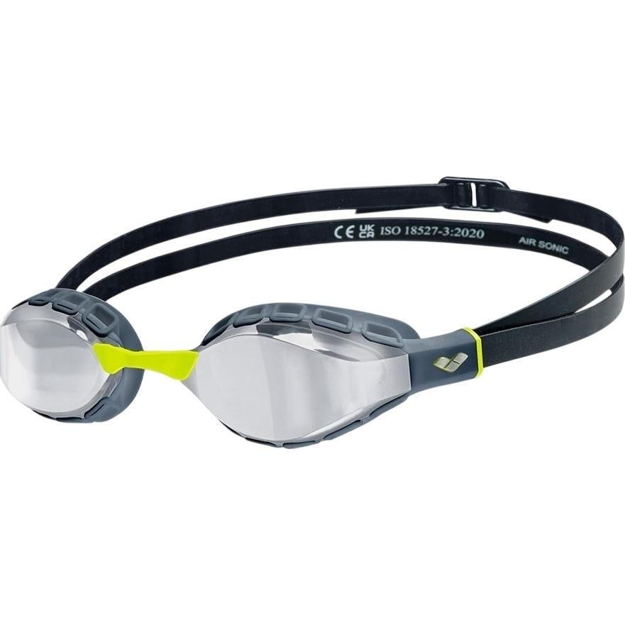 Окуляри для плавання Arena AIR SONIC MIRROR Срібно-чорний (011004-130)
