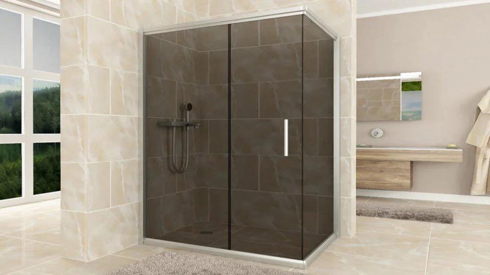 Душова кабіна Aquanil Minnesota тоноване скло 110х100х190 см Хром Душова кабіна Aquanil Minnesota тоноване скло 110х100х190 см Хром