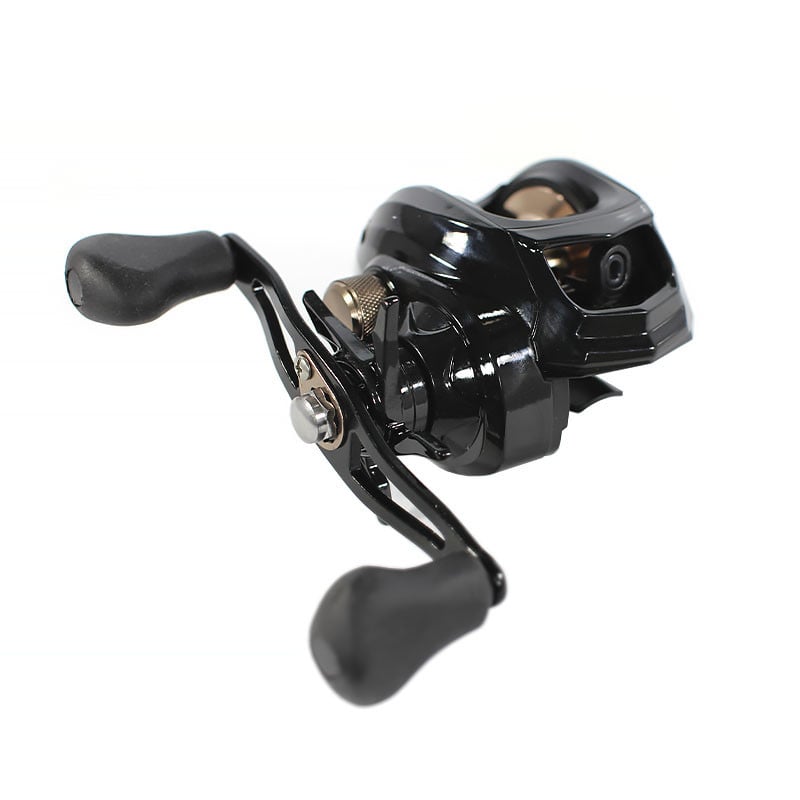 Катушка мультипликаторная рыболовная Yumoshi GBK 200 Right Black/Brown Катушка мультипликаторная рыболовная Yumoshi GBK 200 Right Black/Brown