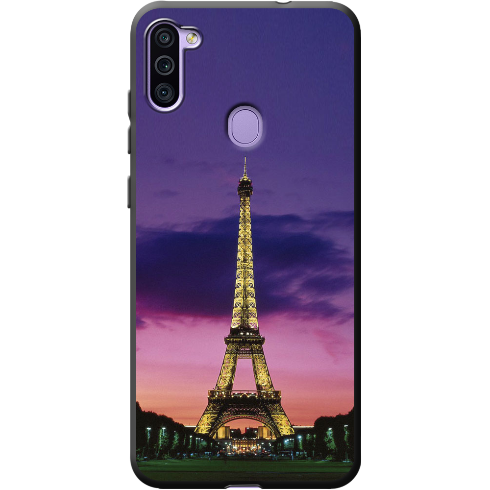 Чохол Boxface Samsung M115 Galaxy M11 Опівночі в Парижі Чорний силікон (39780-up964-40216)
