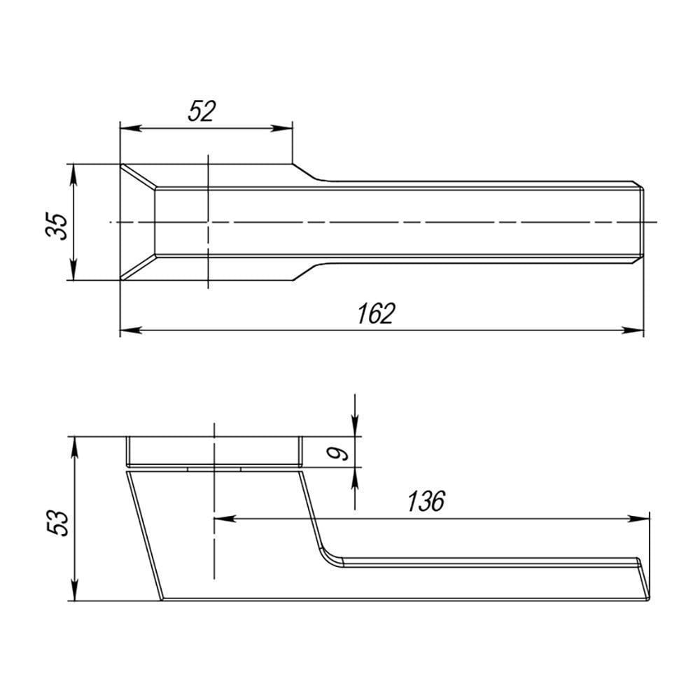 Ручка дверная Punto TITAN BL-24 Черный - фото 2 Ручка дверная Punto TITAN BL-24 Черный - фото 2
