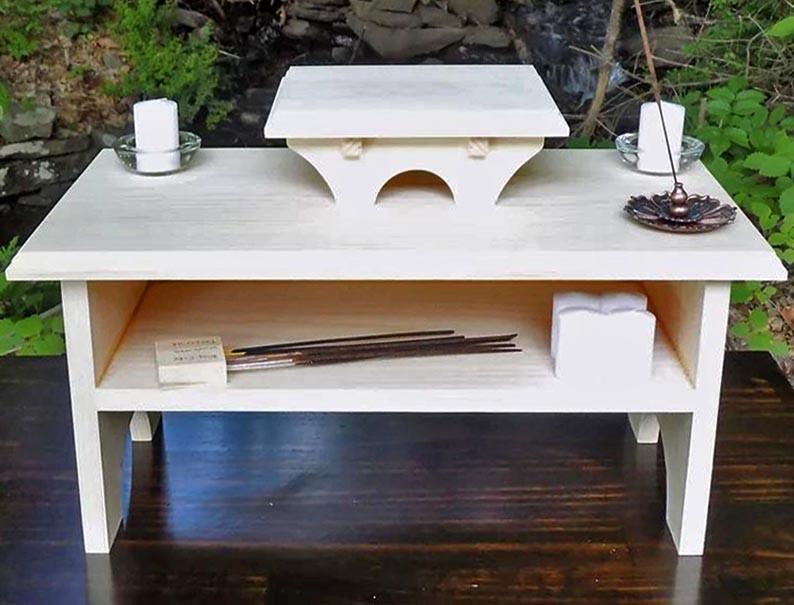 Алтарь для медитации из дерева Инатес Бланже (ЛАТ-009801)