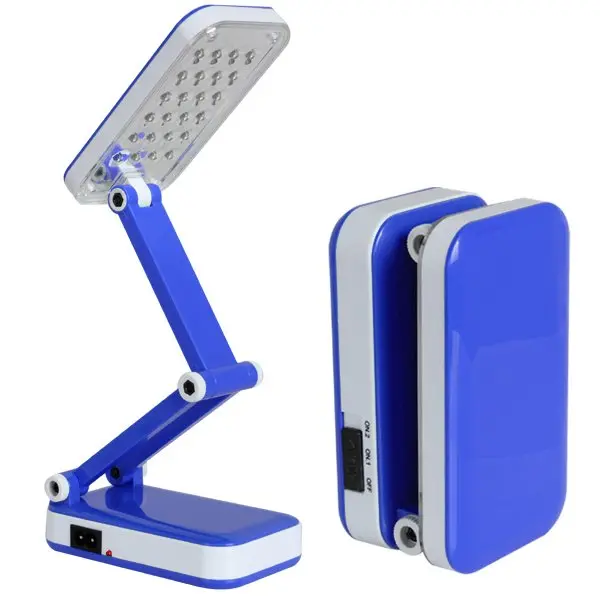Лампа настольная с аккумулятором LED Синий (ZK-666) - фото 2